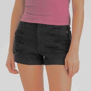Black stretch American eagle jeans, size 10